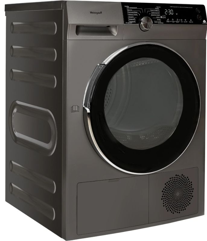 Сушильная машина Weissgauff WD 599 DC Inverter Heat Pump Silver