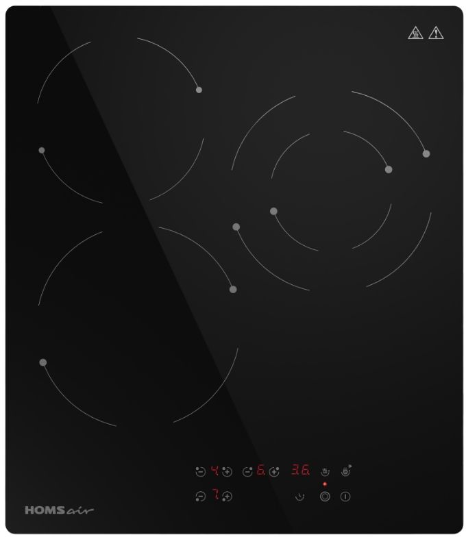 Электрическая варочная панель HOMSair HVC43DBK