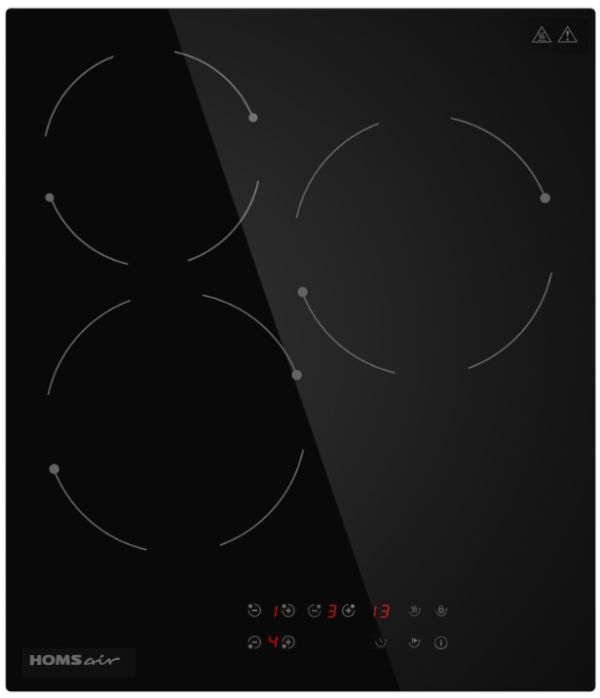 Электрическая варочная панель HOMSair HVС43BK