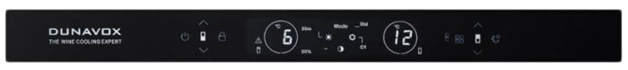 Встраиваемый винный шкаф Dunavox DVH-70.185DB.TO