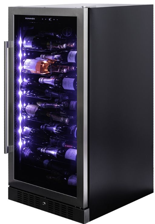 Встраиваемый винный шкаф Dunavox DX-70.258SS