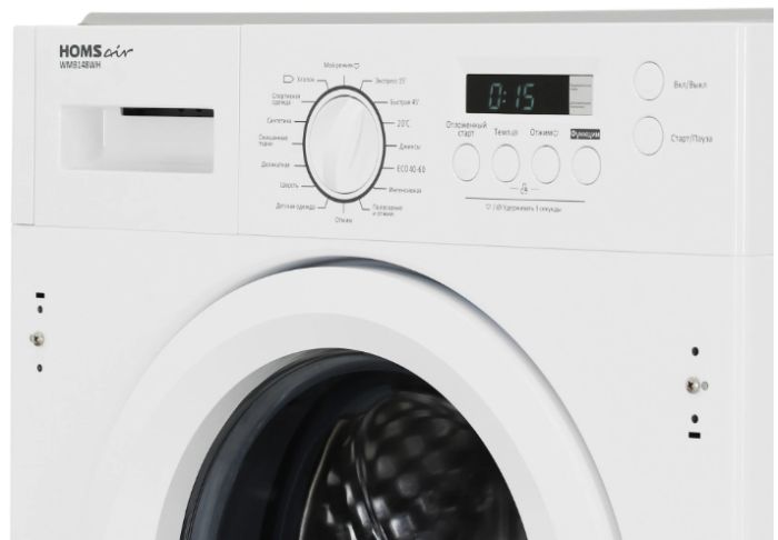 Встраиваемая стиральная машина HOMSair WMB148WH