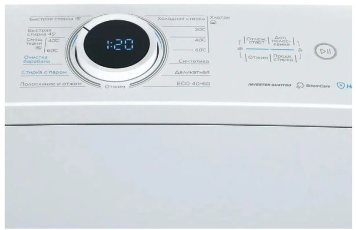 Вертикальная стиральная Midea MF100T80BS/W-RU