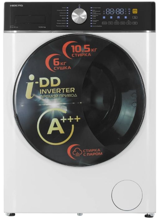 Стирально-сушильная машина Hiberg i-DDQ8-10614 W