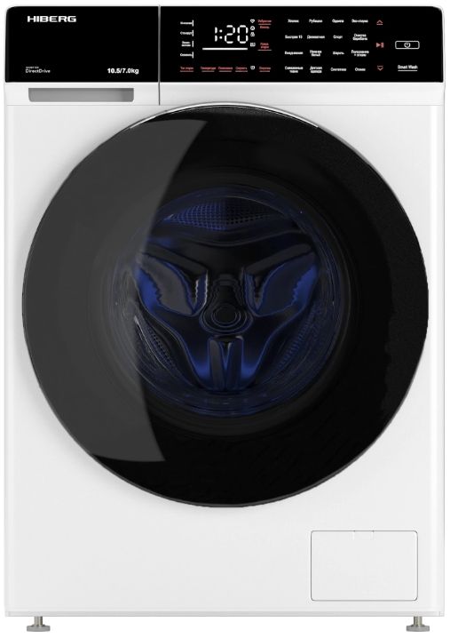 Стирально-сушильная машина Hiberg i-DDQ9-10714 W