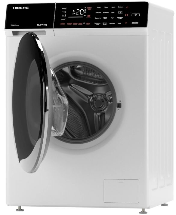 Стирально-сушильная машина Hiberg i-DDQ9-10714 W