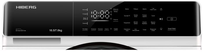 Стирально-сушильная машина Hiberg i-DDQ9-10714 W