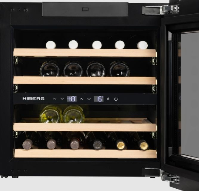 Встраиваемый винный шкаф Hiberg ROYAL W 60