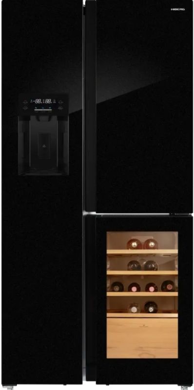 Многокамерный холодильник с винным отделением Hiberg i-RFS 750G B
