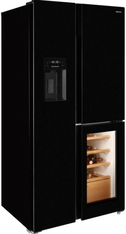 Многокамерный холодильник с винным отделением Hiberg i-RFS 750G B