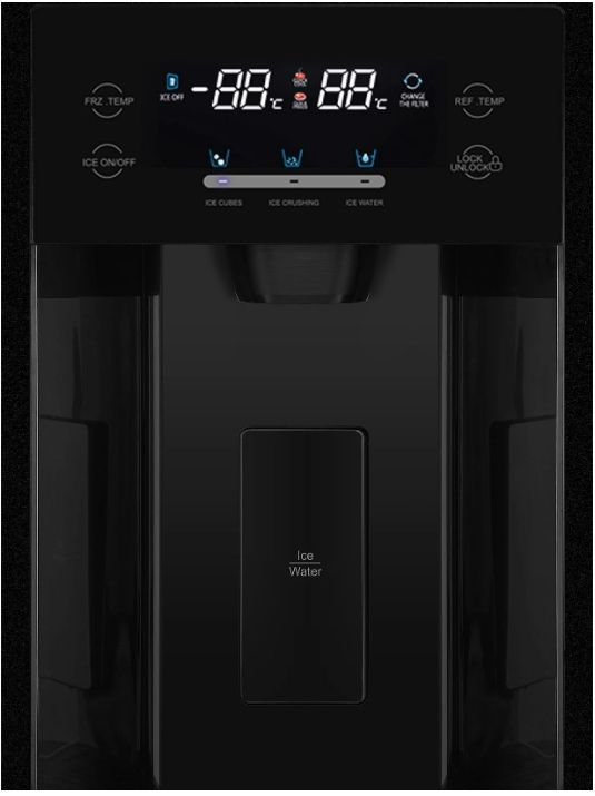 Холодильник Side-by-Side Hiberg RFS-655DX NFGB inverter