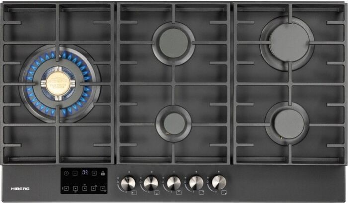 Газовая варочная панель Hiberg VM 9255 B