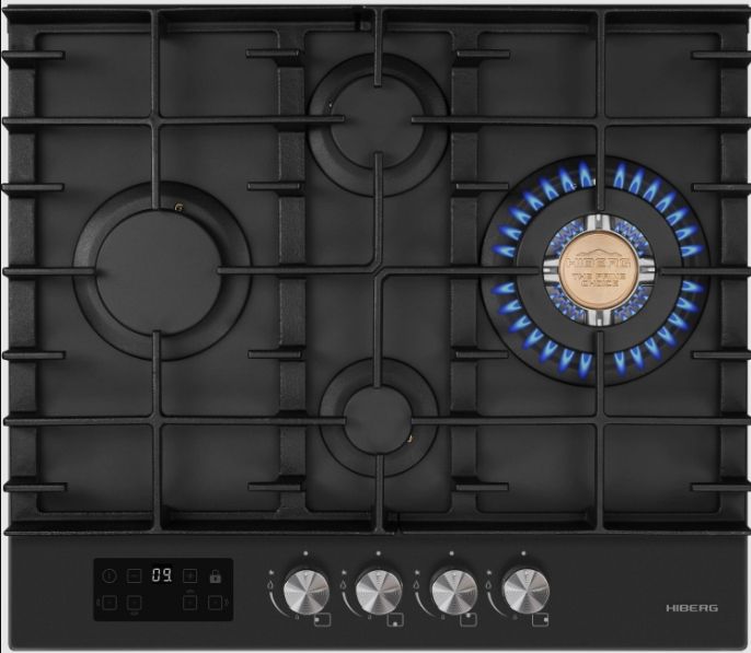 Газовая варочная панель Hiberg VM 6245 B