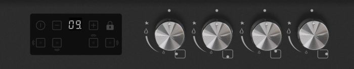 Газовая варочная панель Hiberg VM 6245 B