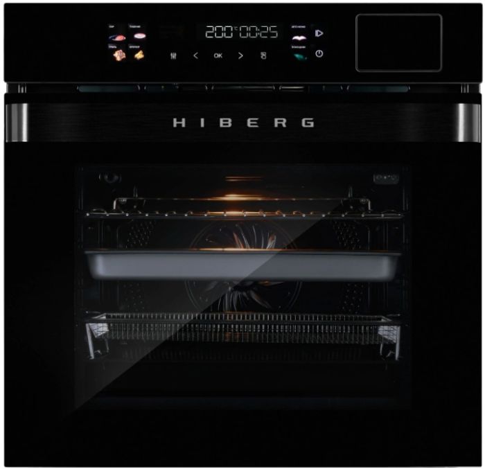 Электрический духовой шкаф Hiberg S-VMF 6515 B SMART