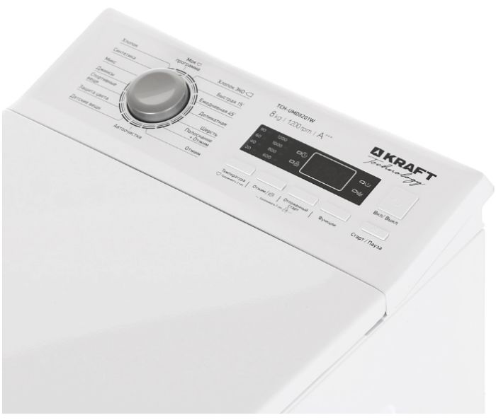 Вертикальная стиральная Kraft TCH-UMD8201W