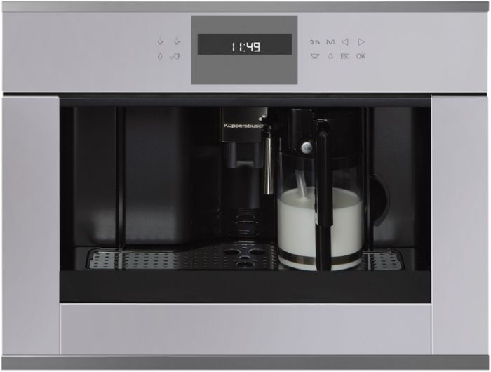 Встраиваемая кофемашина Kuppersbusch CKV 6550.0 G3 Silver Chrome