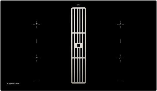 Индукционная варочная панель Kuppersbusch KMI 9850.0 SR Black Chrome