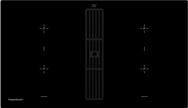 Индукционная варочная панель Kuppersbusch KMI 9850.0 SR Black Velvet