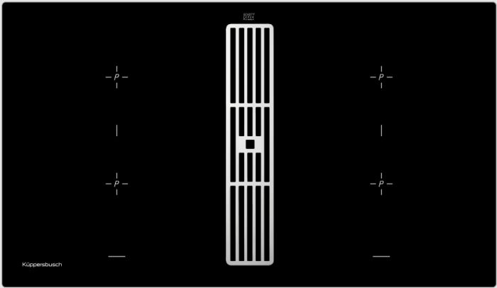 Индукционная варочная панель Kuppersbusch KMI 9850.0 SR Silver Chrome