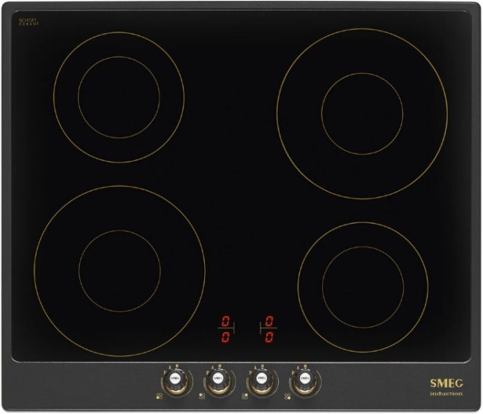 Индукционная варочная панель Smeg SI764AOM