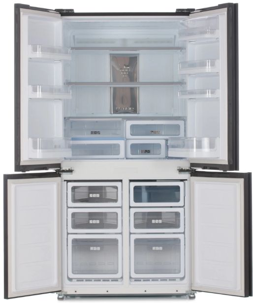 Многокамерный холодильник Sharp SJFS97VBK