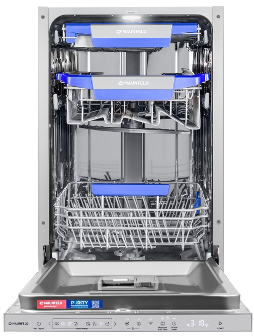 Встраиваемая посудомоечная машина Maunfeld MLP45330T Smart Beam Inverter Wi-Fi