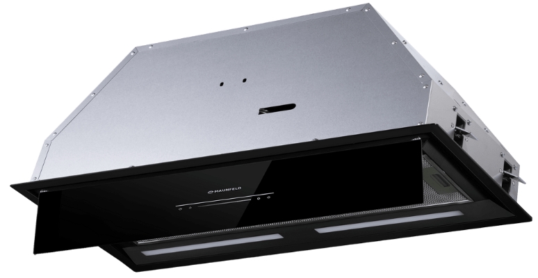 Полновстраиваемая вытяжка Maunfeld Nebula 85 Glass черный