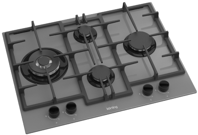 Газовая варочная панель Korting HGG 67009 CQTGr
