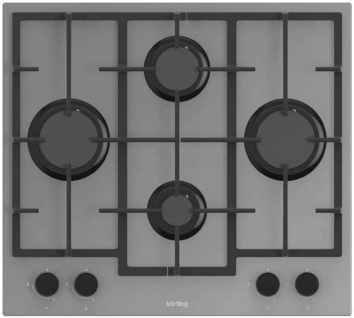 Газовая варочная панель Korting HGG 6301 CGr