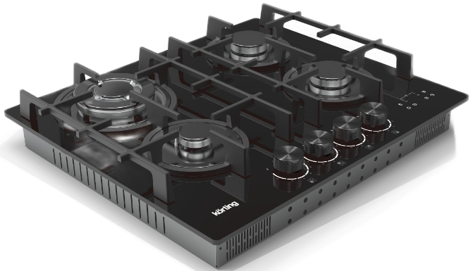 Газовая варочная панель Korting HGG 6447 ICPTN