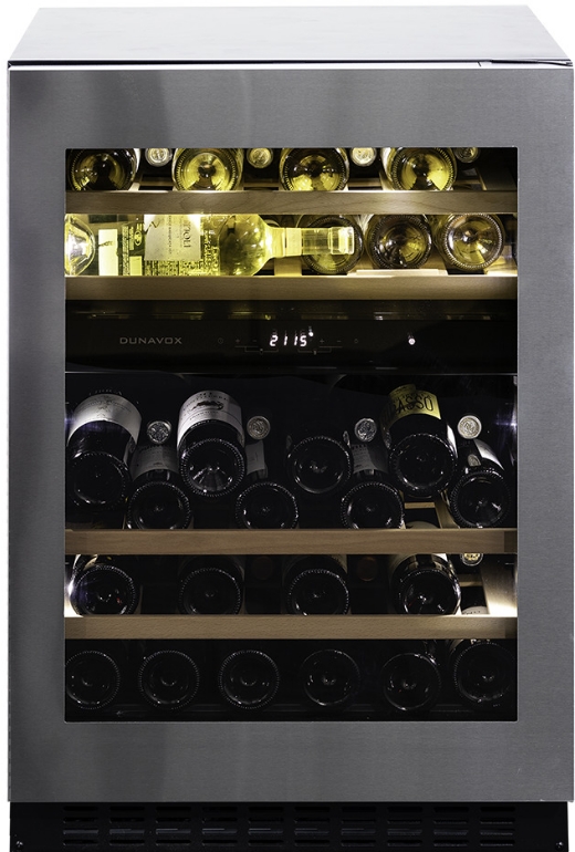 Встраиваемый винный шкаф Dunavox DAUF-45.125DSS.TO