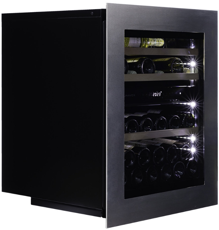 Встраиваемый винный шкаф Dunavox DAVG-32.80DSS.TO