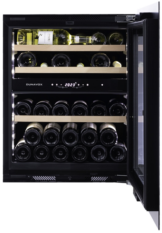 Встраиваемый винный шкаф Dunavox DAVG-32.80DSS.TO