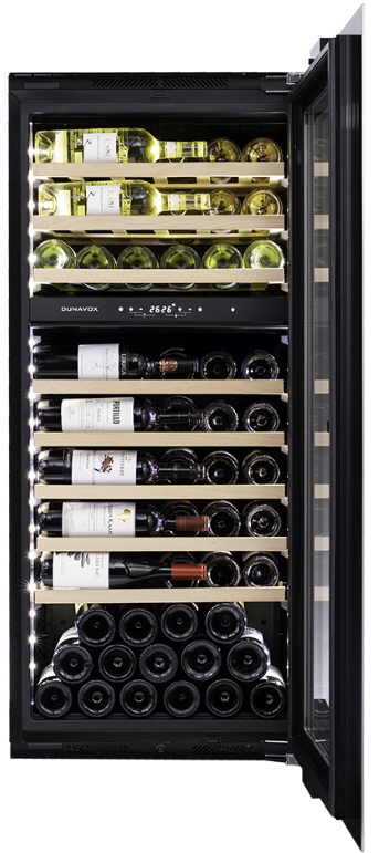 Встраиваемый винный шкаф Dunavox DAVG-72.185DSS.TO