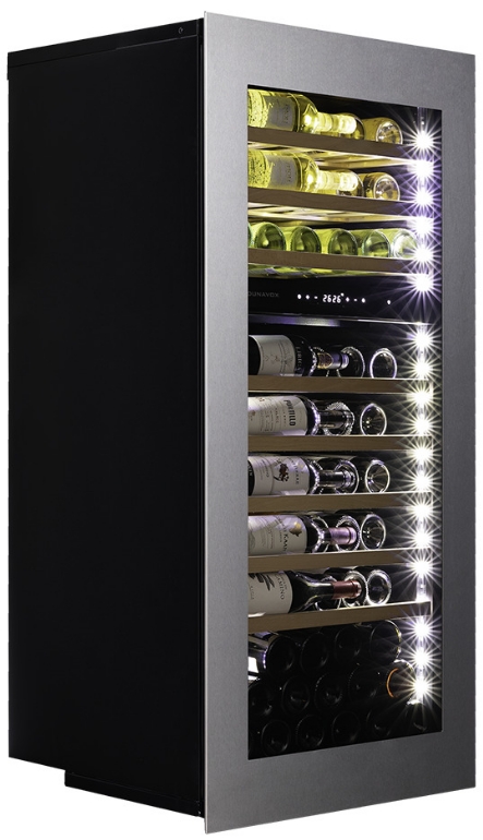 Встраиваемый винный шкаф Dunavox DAVG-72.185DSS.TO