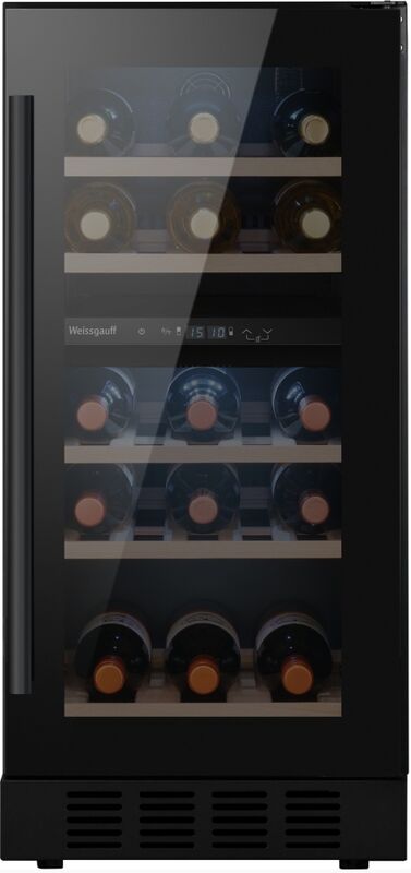 Встраиваемый винный шкаф Weissgauff WWCI-26 DB DualZone