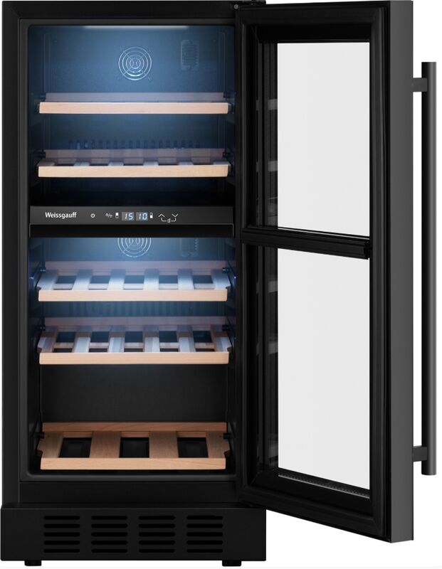 Встраиваемый винный шкаф Weissgauff WWCI-26 DB DualZone