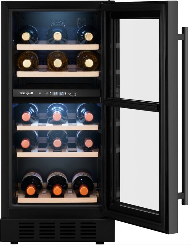 Встраиваемый винный шкаф Weissgauff WWCI-26 DB DualZone