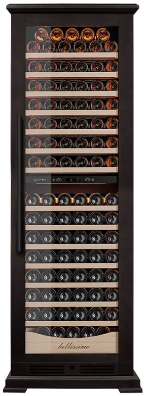 Винный шкаф Meyvel MV163PRO-KBT2 Тёмный шоколад