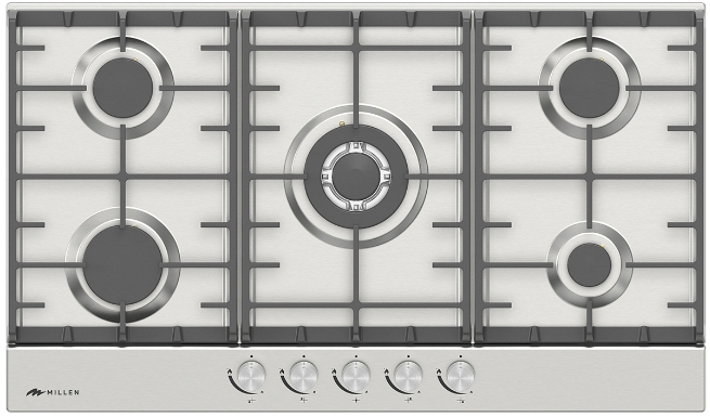 Газовая варочная панель Millen MGH 901 IX