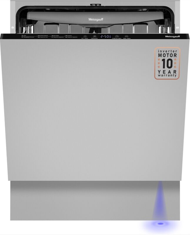 Встраиваемая посудомоечная машина  Weissgauff BDW 6038 D Inverter Autoopen