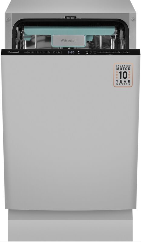 Встраиваемая посудомоечная машина Weissgauff BDW 4535 D Inverter Autoopen Timer Floor
