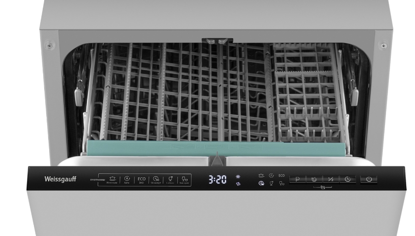 Встраиваемая посудомоечная машина Weissgauff BDW 4535 D Inverter Autoopen Timer Floor