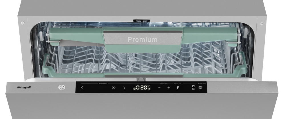 Встраиваемая посудомоечная машина Weissgauff BDW 6151 Inverter Touch AutoOpen Timer Floor