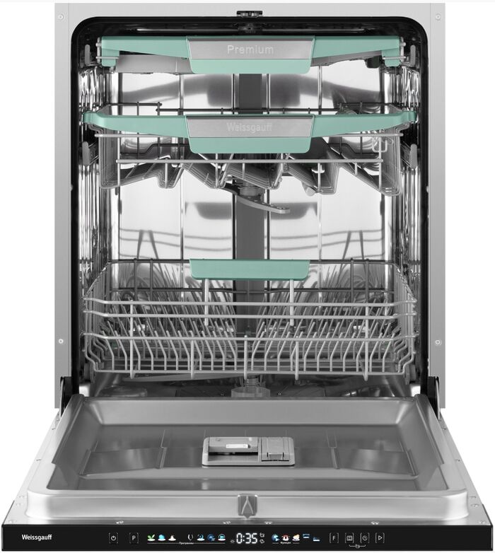 Встраиваемая посудомоечная машина Weissgauff BDW 6140 Ultra Real Autoopen Infolight