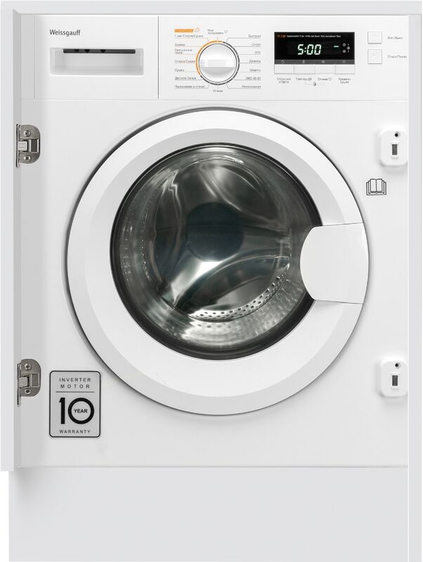 Встраиваемая стирально-сушильная машина Weissgauff WMDI 6148 D