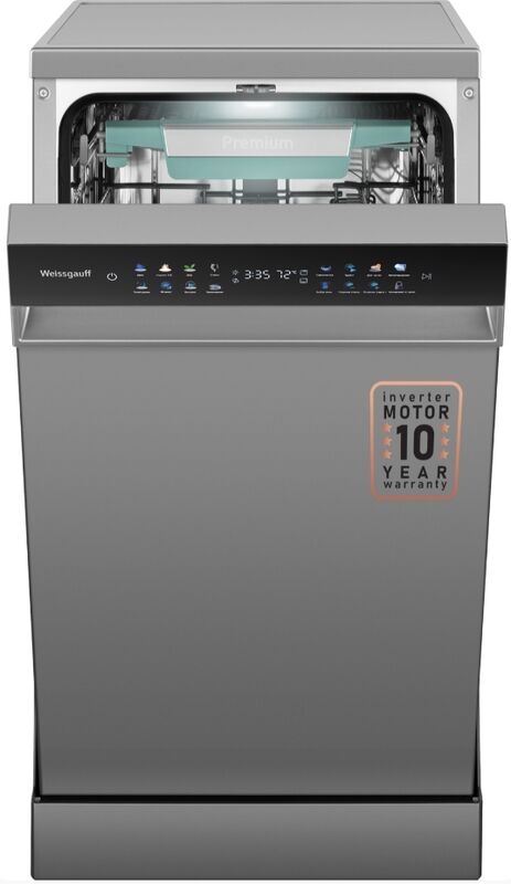 Посудомоечная машина Weissgauff DW 4539 Inverter Touch AutoOpen Inox