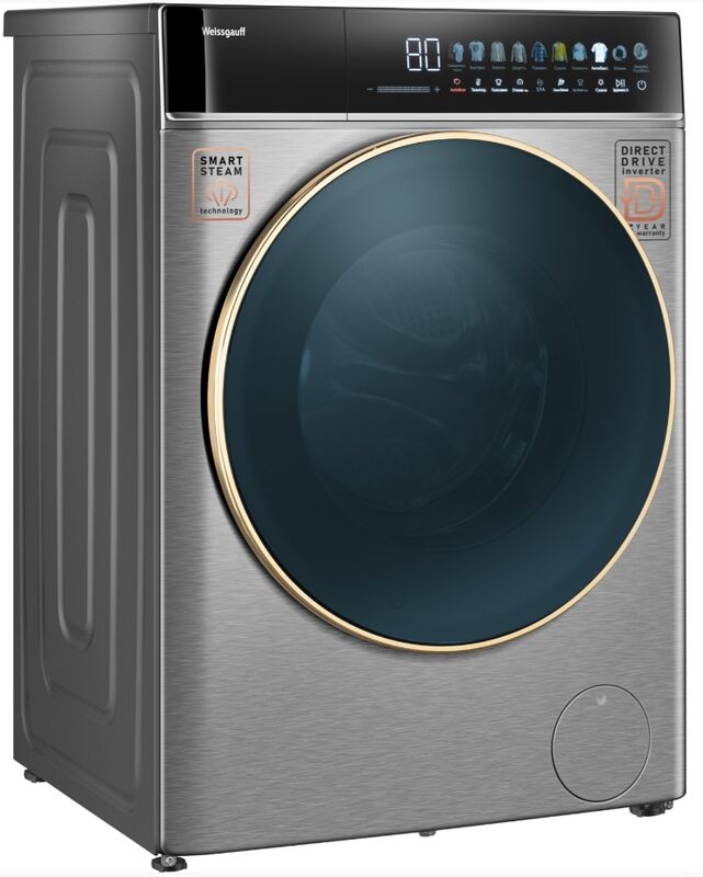 Стирально-сушильная машина Weissgauff WMD 58411 Direct Drive Inverter Premium Steam Steel