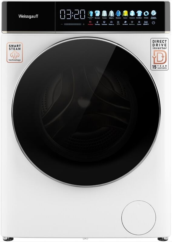 Стирально-сушильная машина Weissgauff WMD 58411 Direct Drive Inverter Premium Steam